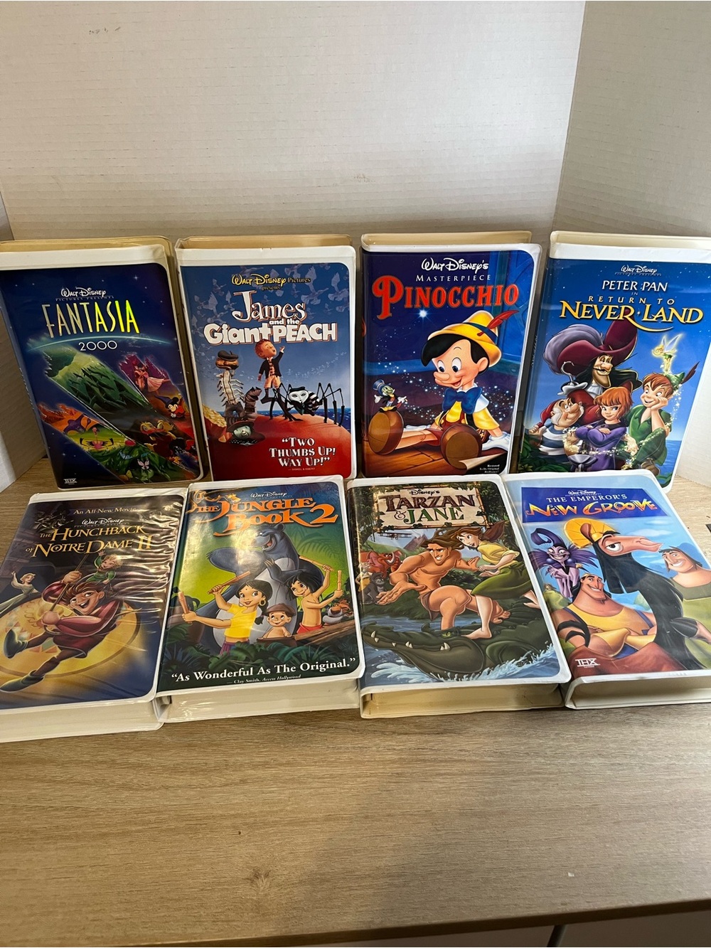 Disney VHS Movies Lot of 8